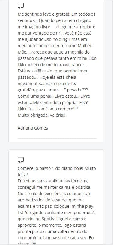 Depoimento de aluna 12