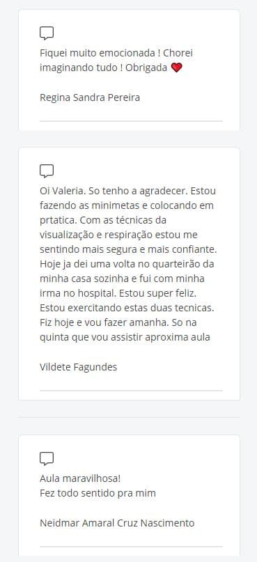 Depoimento de aluna 2